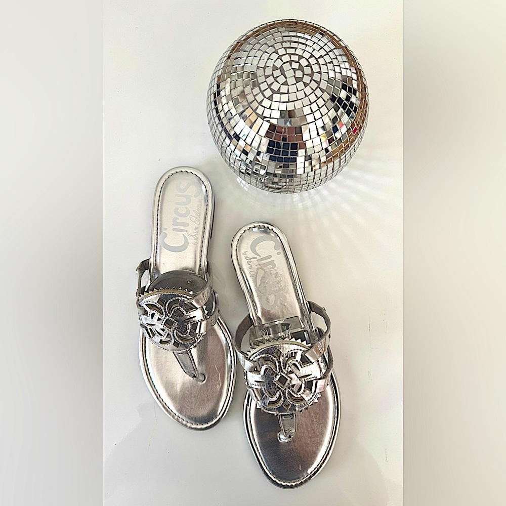 Circus by Sam Edelman Silver Sandals